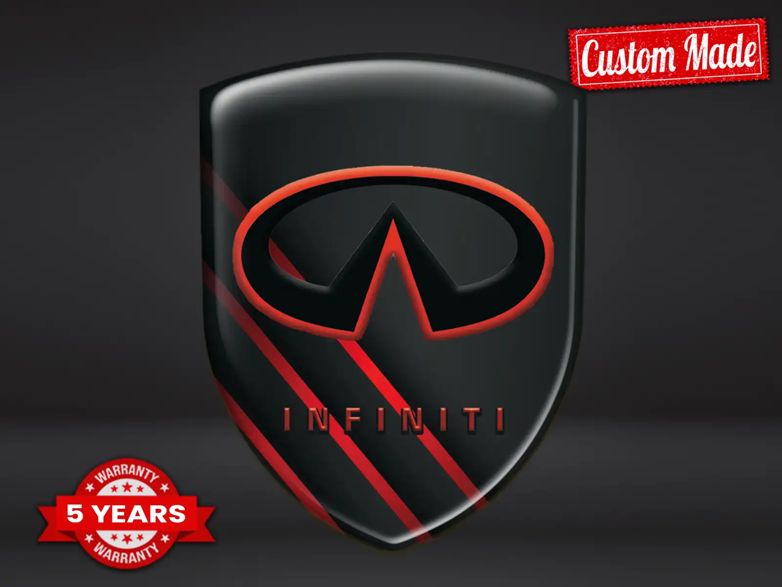 Infiniti Stickers Logo Auto Max Durable Design Stylé Pro